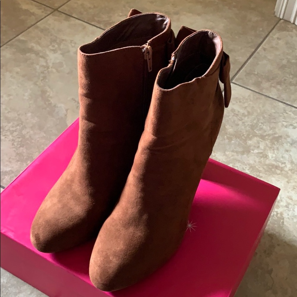 Brown booties